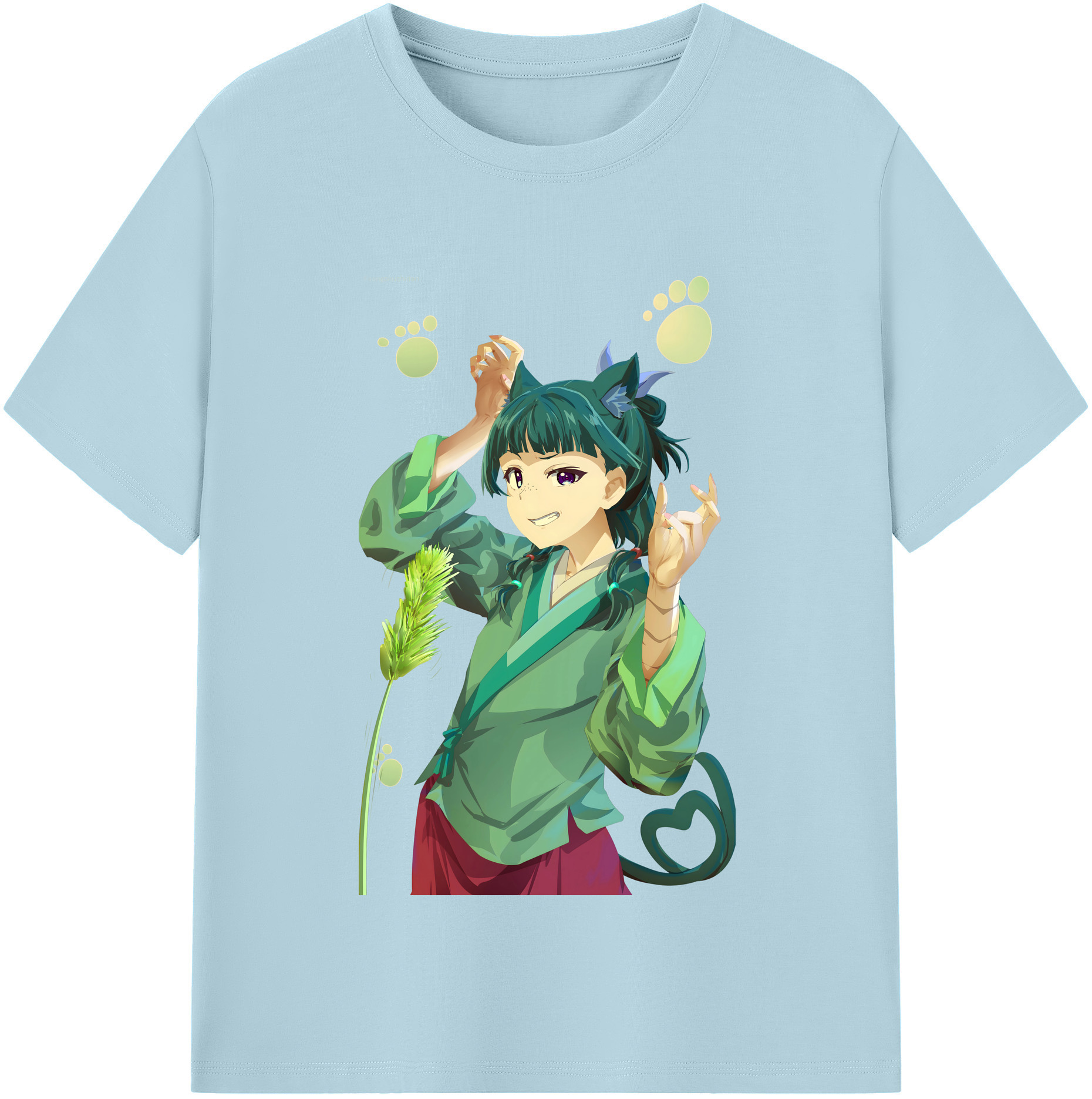 （画像用） 薬屋のひとりごと The Apothecary Diaries 綿100％半袖Tシャツ（フロントプリント）